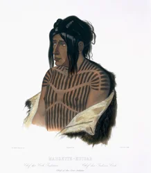Mahsette-Kuiuab, Chef des Indiens Cree, planche 22 du volume 1 de 